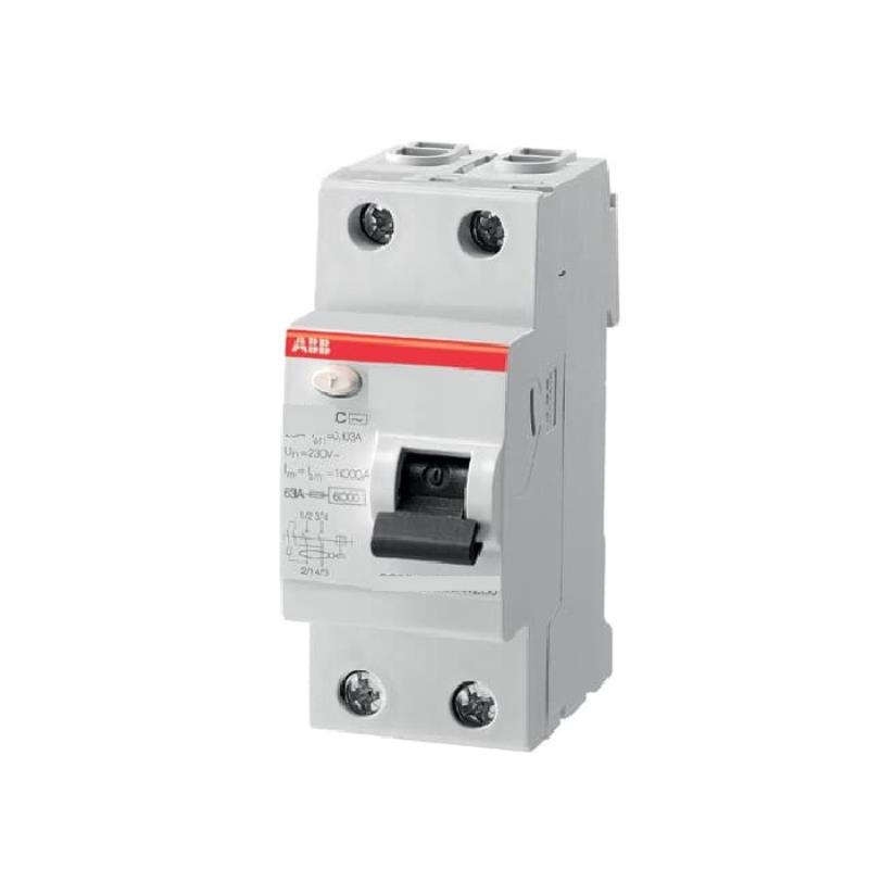 ABB Double Pole (DP /2P) RCCB 10 KA (F202 SERIES)
