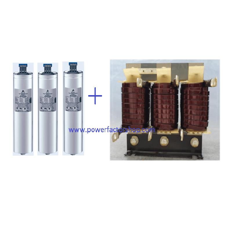 Epcos Combo Power Capacitor and harmonic Reactor 440 Phicap HD