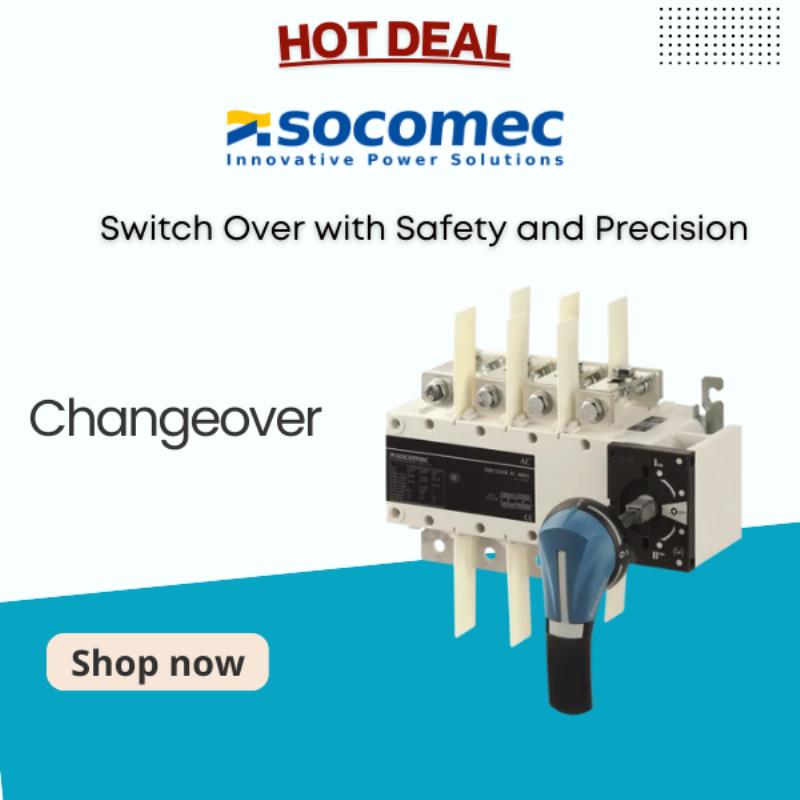 Socomec Manual changeover Sircover Four Pole (4P / FP) from 63 to 3150 A