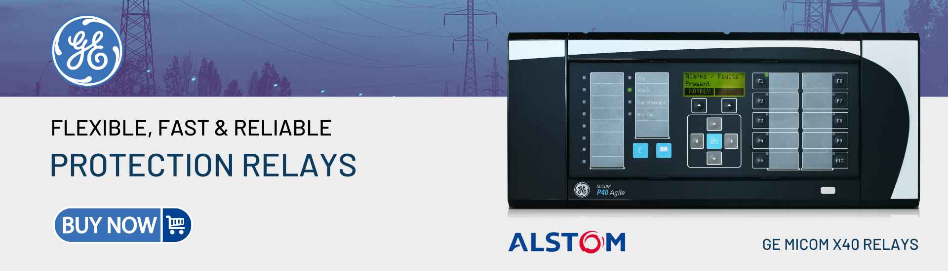Alstom Micom P40 Agile Enhanced protection relay