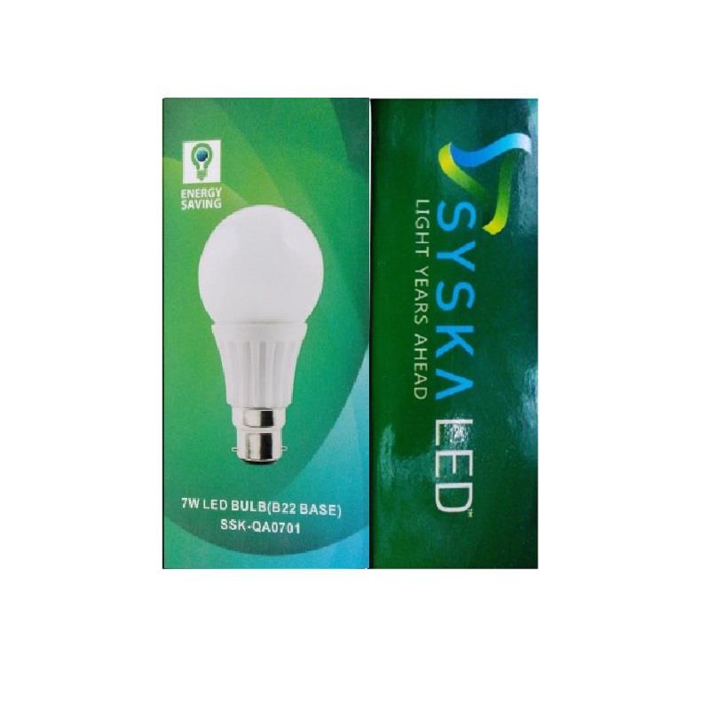 Syska 7w led clearance bulb price