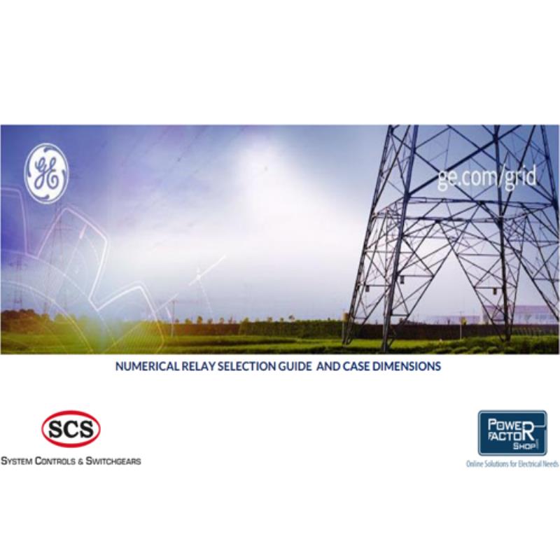 Alstom Relay Technical document NUMERICAL RELAY SELECTION GUIDE