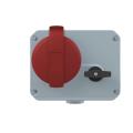 ABB Switched interlocked socket-outlet 6h