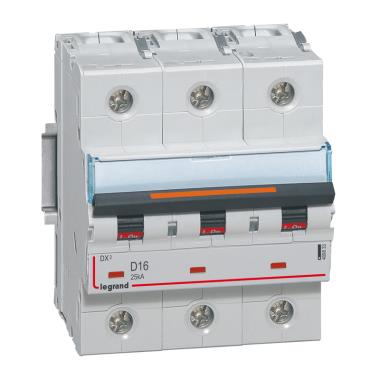 Legrand Three Pole MCB C-CURVE 10 KA (DX3)