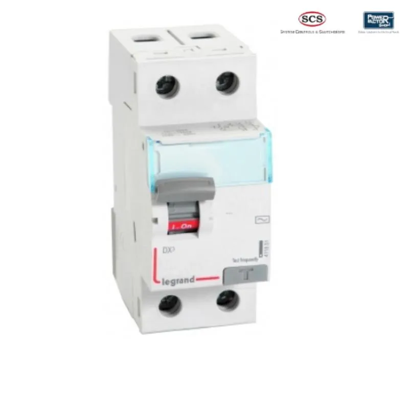 Legrand Double Pole RCCB 10 KA (DX3) Legrand Double Pole RCCB 10 KA (DX3)