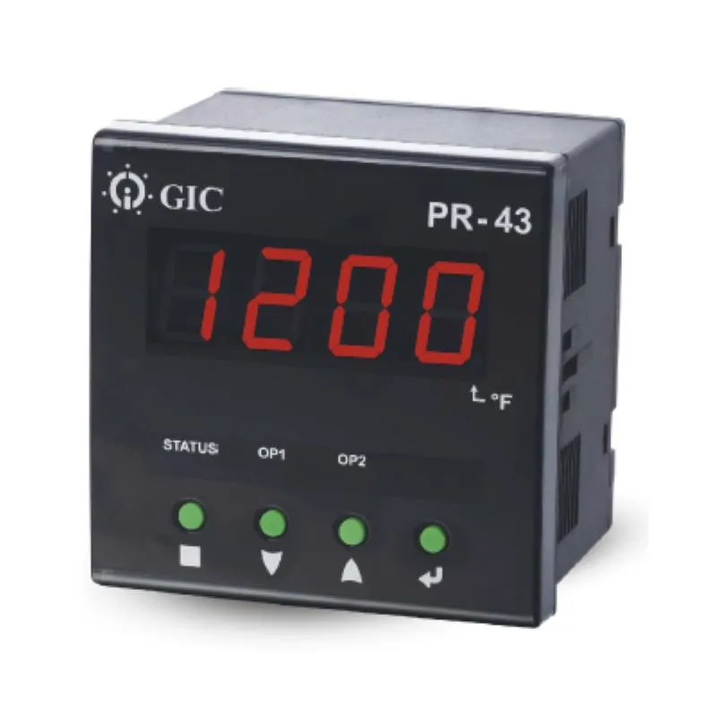 GIC PID TEMPERATURE CONTROLLER SERIES PR 43 GIC PID TEMPERATURE CONTROLLER SERIES PR 43