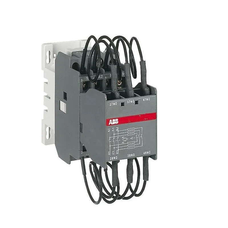 ABB 3 pole CAPACITOR DUTY CONTACTOR 220V – AC operated ABB 3 pole CAPACITOR DUTY CONTACTOR 220V – AC operated
