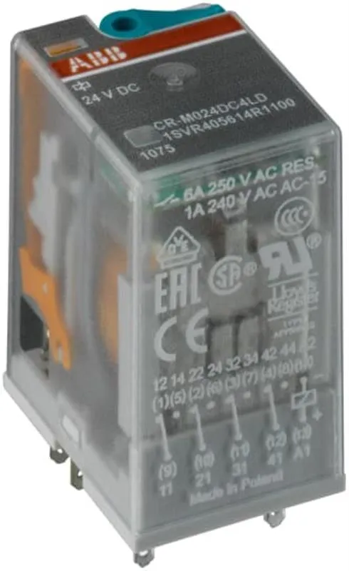 ABB Pluggable relays CR-M range with LED ABB Pluggable relays CR-M range with LED