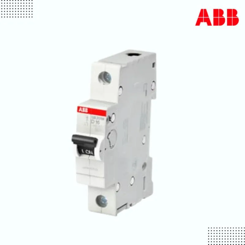ABB SB200 Single Pole 1P D Curve High Performance MCB - 10 kA IP20