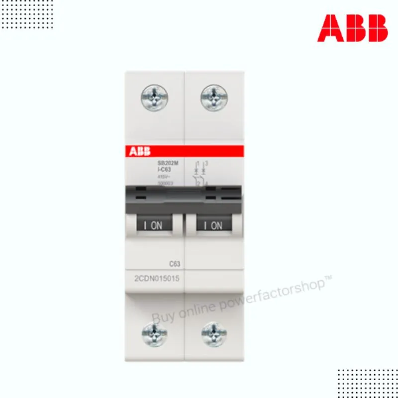 ABB SB200-I Industrial Range 1A DP SB202M I-C1 MCB