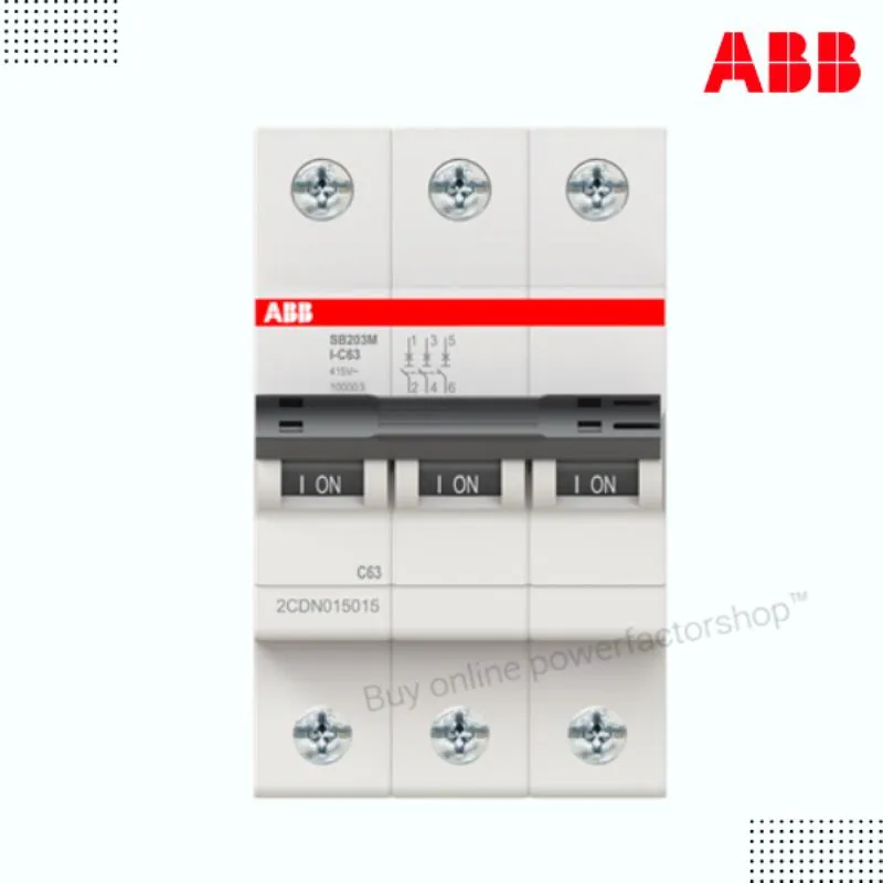 ABB SB200-I Industrial Range TP SB203M I-C1 MCB